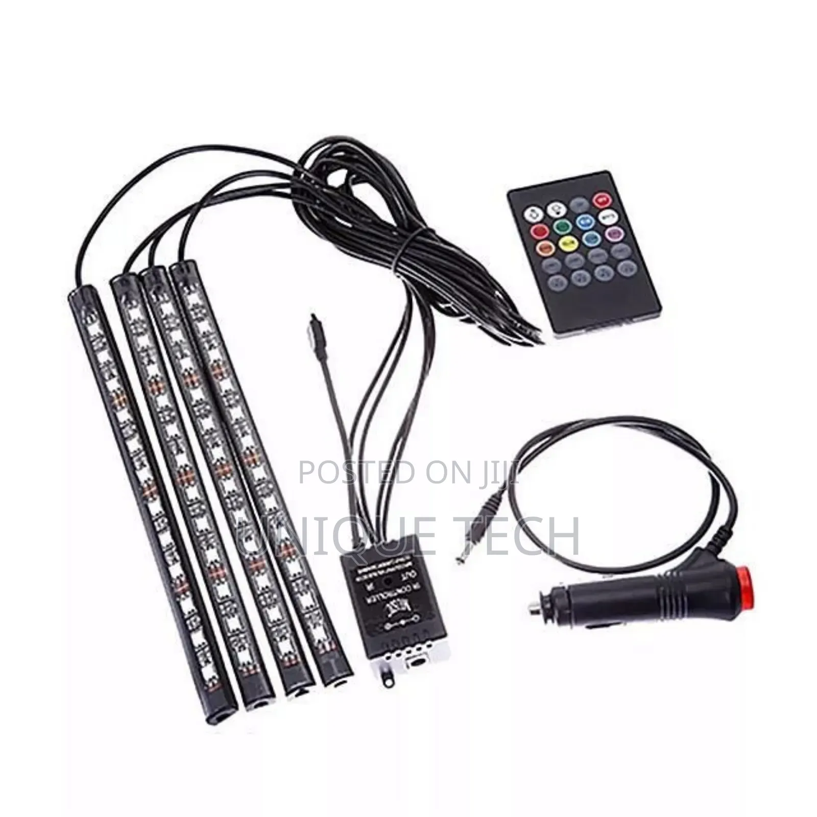 Remote-Control Interior Mood Lights With Adjustable Colors