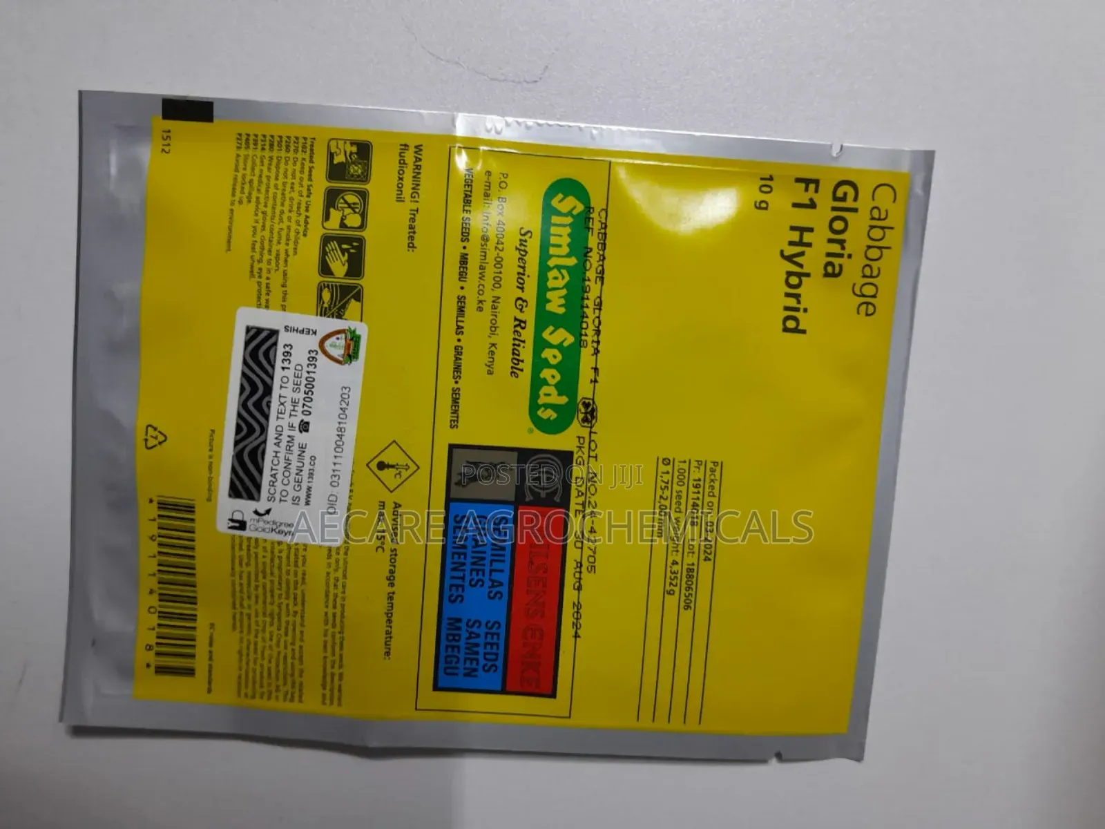 Gloria F1 Cabbage Hybrid Seeds 10 Grams