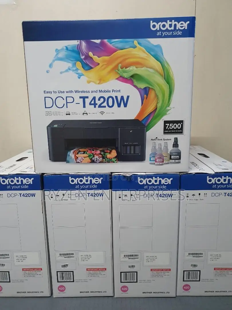 Dcp-t420w Brother Printer- T420w All In One Wireless Printer