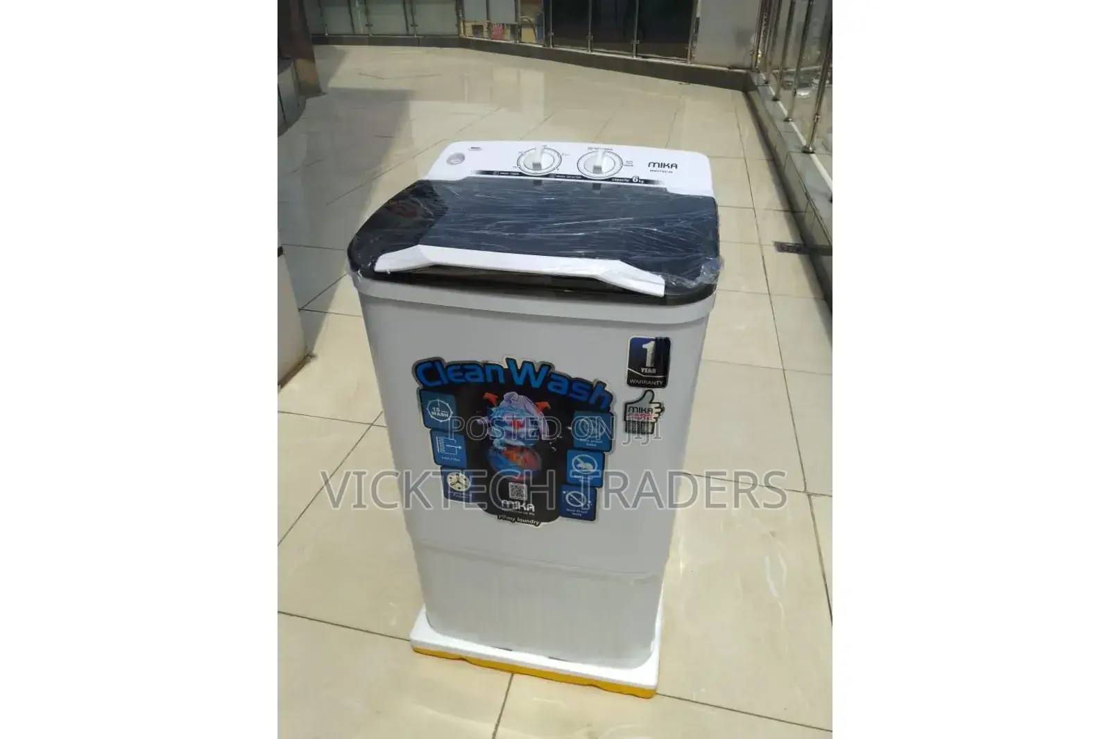 Washing Machine Semi Automatic (Mika) 6kgs Top Load