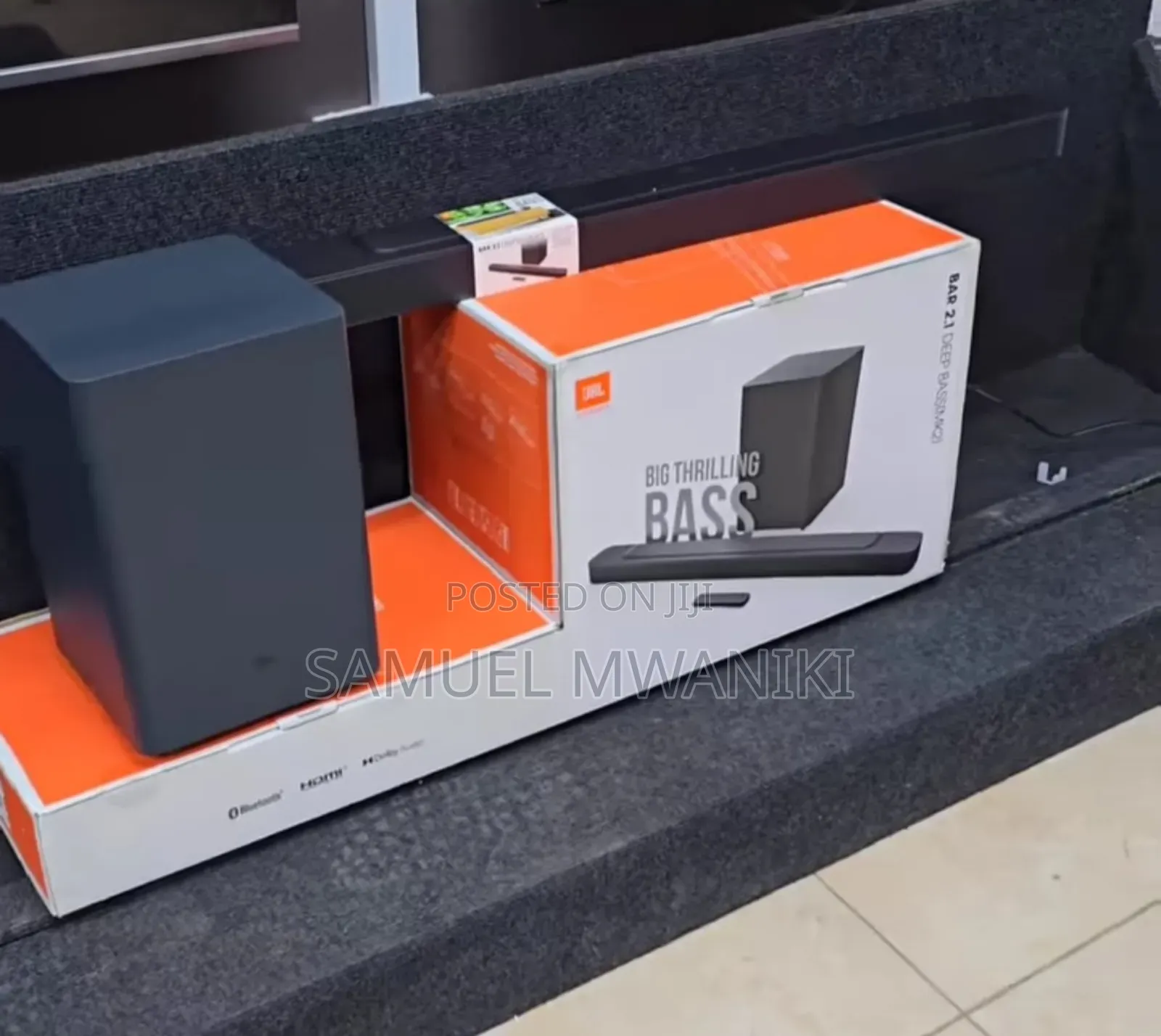JBL Bar 2.1 Deep Bass (Mk2) Wireless Soundbar 2024