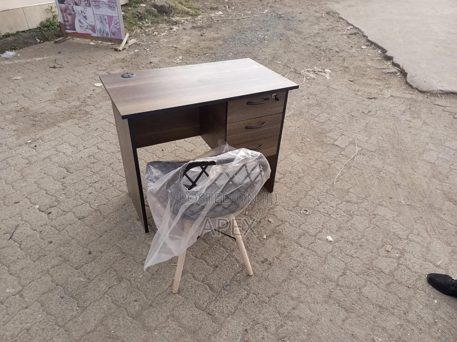 Office Desk and Eames Chair