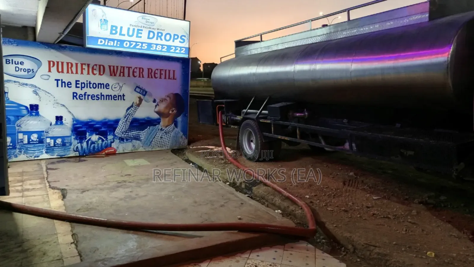 Fabrication Installation of Stainless Steel Water Tankers
