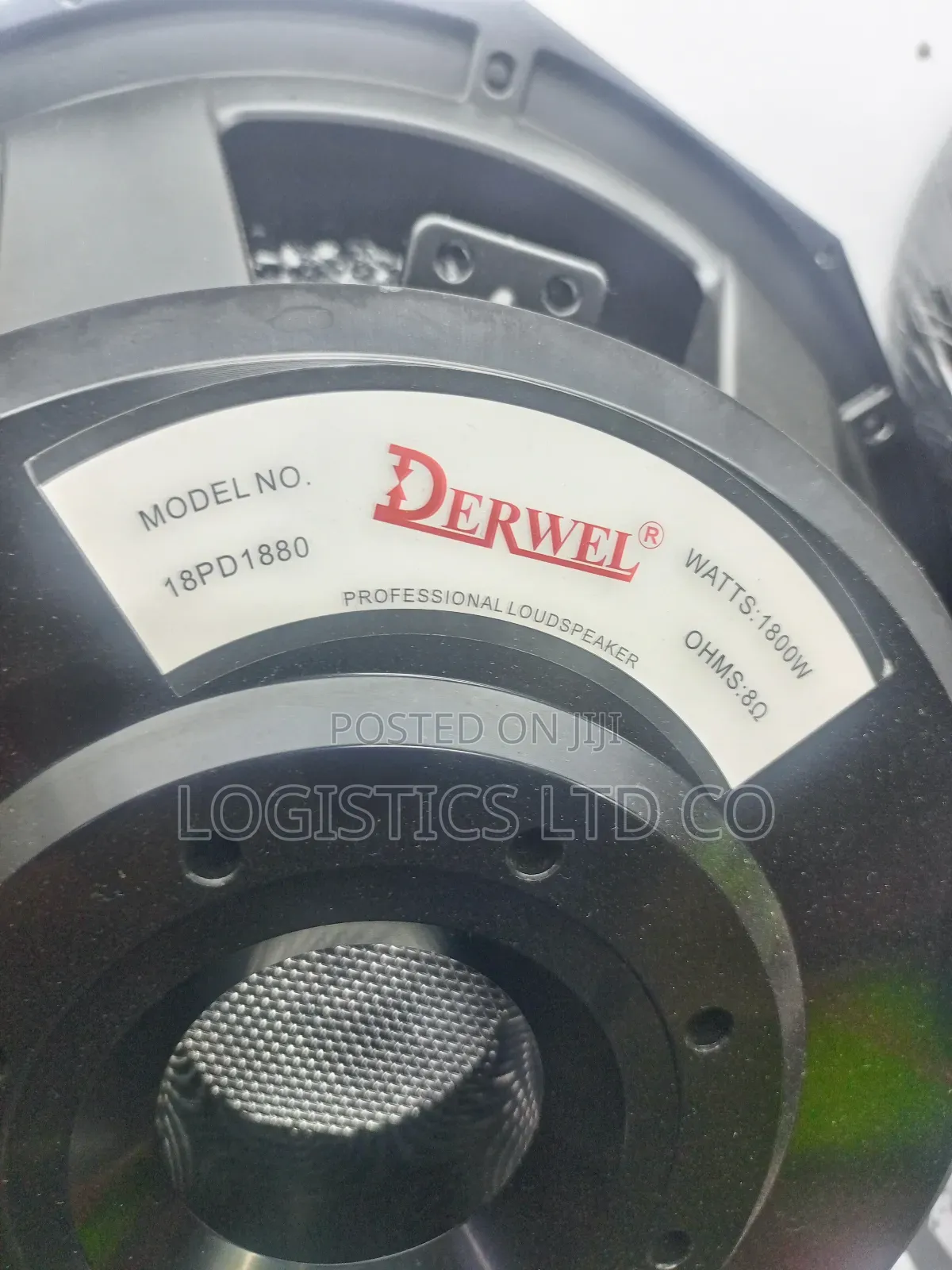 Derwel 18pd1880 1800watts Bass Speaker