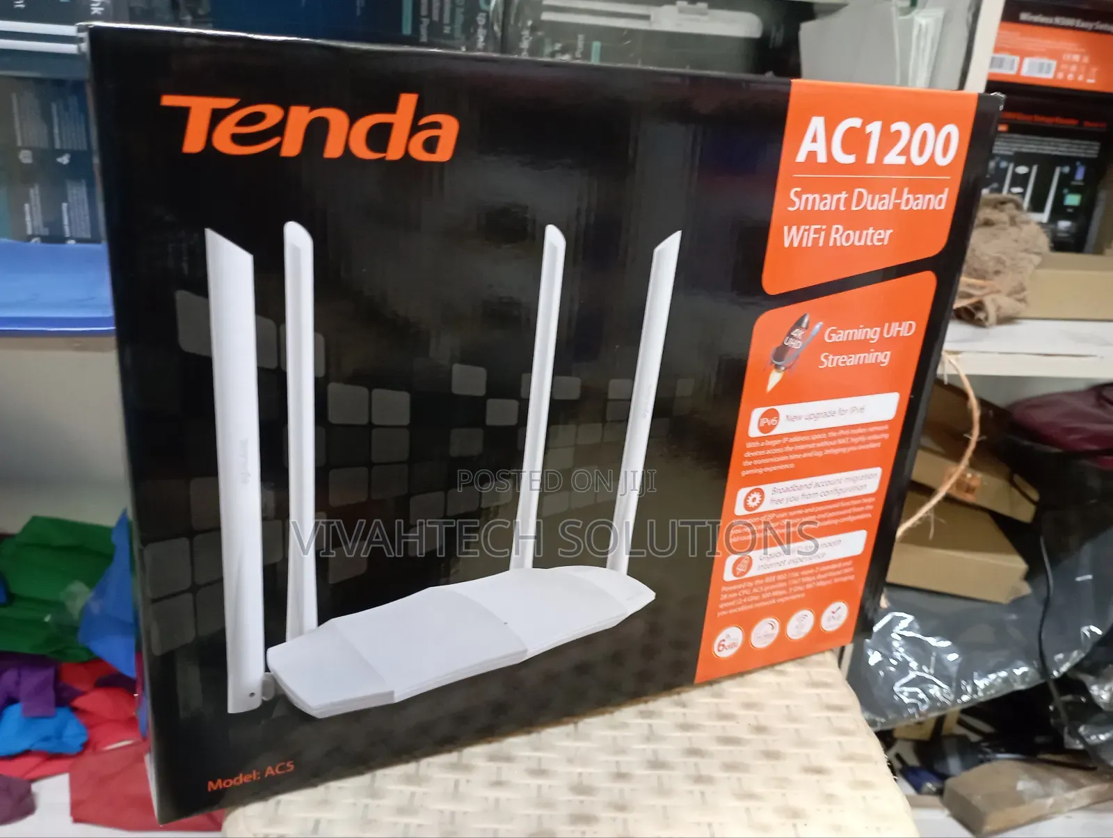 Tenda Ac1200 Smart Dual-Dand Wifi Ac5 Router