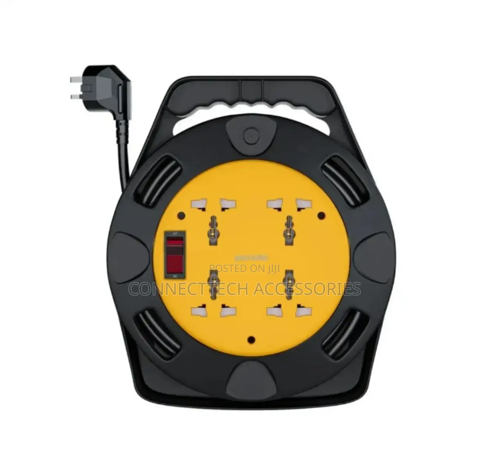 Porodo 4AC Extension Cable Reel With UK Plug (10m Wire)