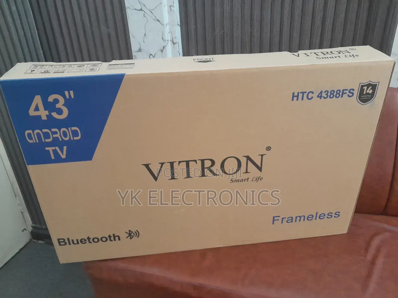 Vitron 43 Smart Tv Htc4388fs Android Tv Frameless Full Hd