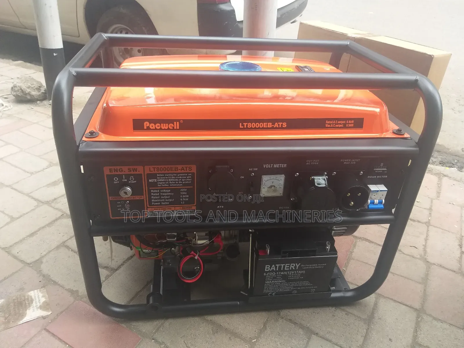 Pacwell Industrial 8kva Petrol Generator With Inbuilt ATS
