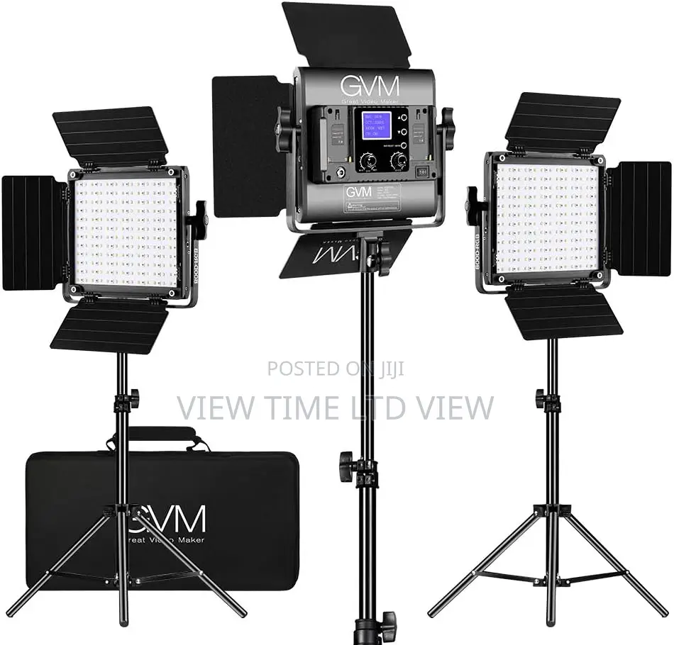 GVM 800D RGB LED Video Lighting Kit