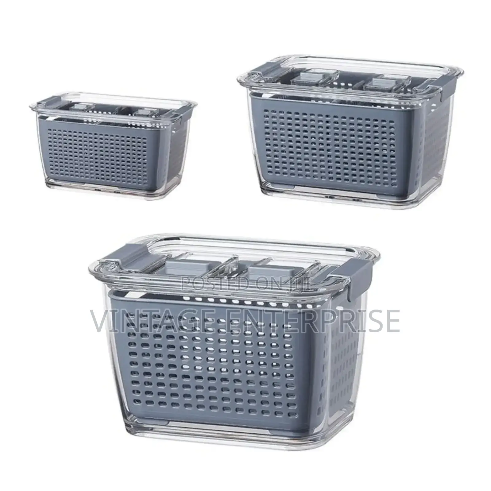 3pcs Fresh Food Storage Container