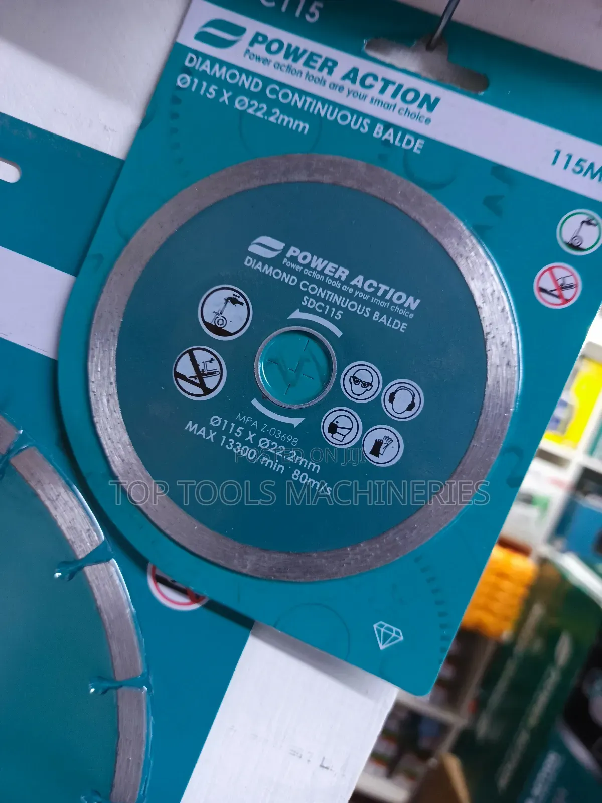 Power Action Stone Cutting Blade/Disk 4" Inch