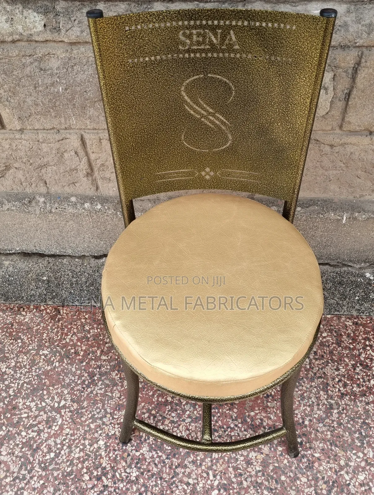 Antique Restaurant Chairs or Hotels With Labels.
