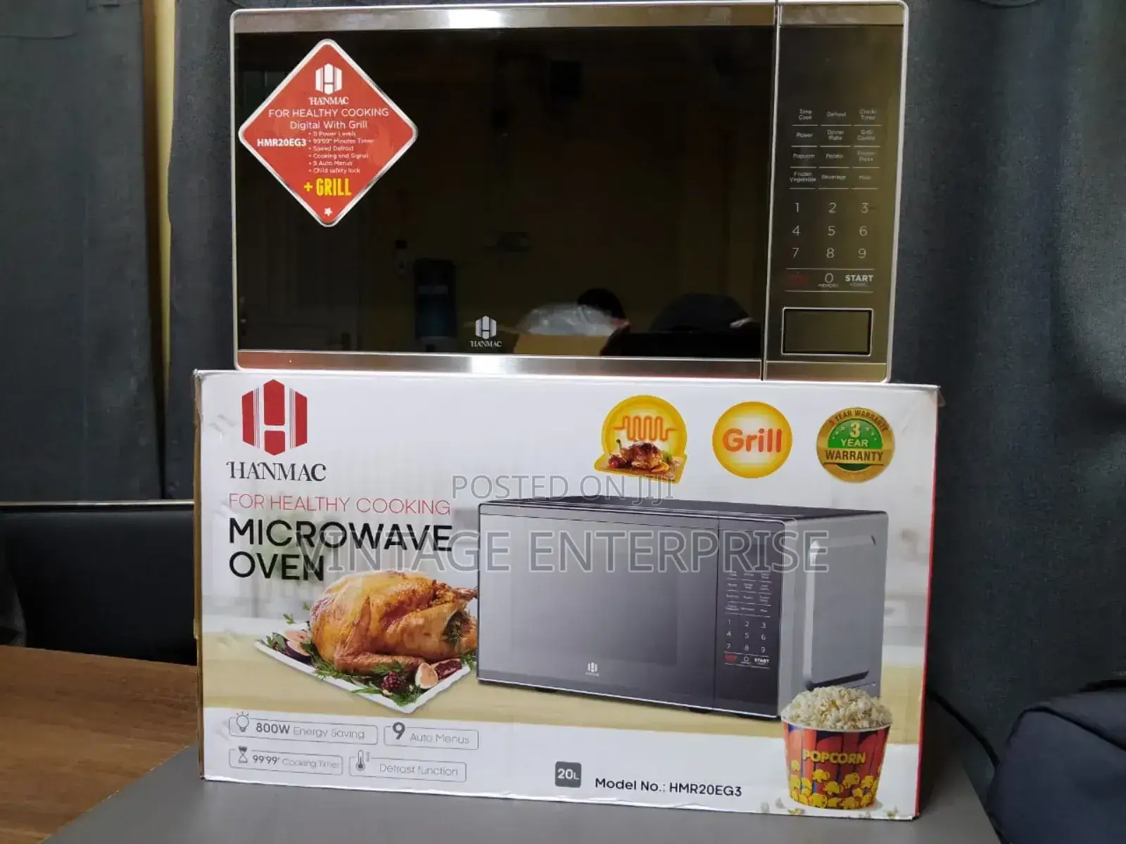 Hanmac Digital Microwave With Grill
