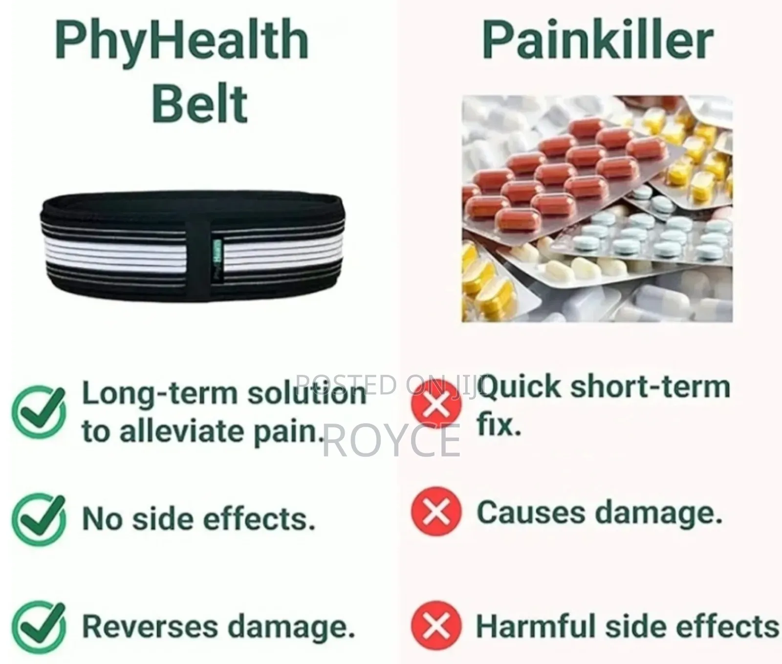 Lower Back Pain Relief Belt