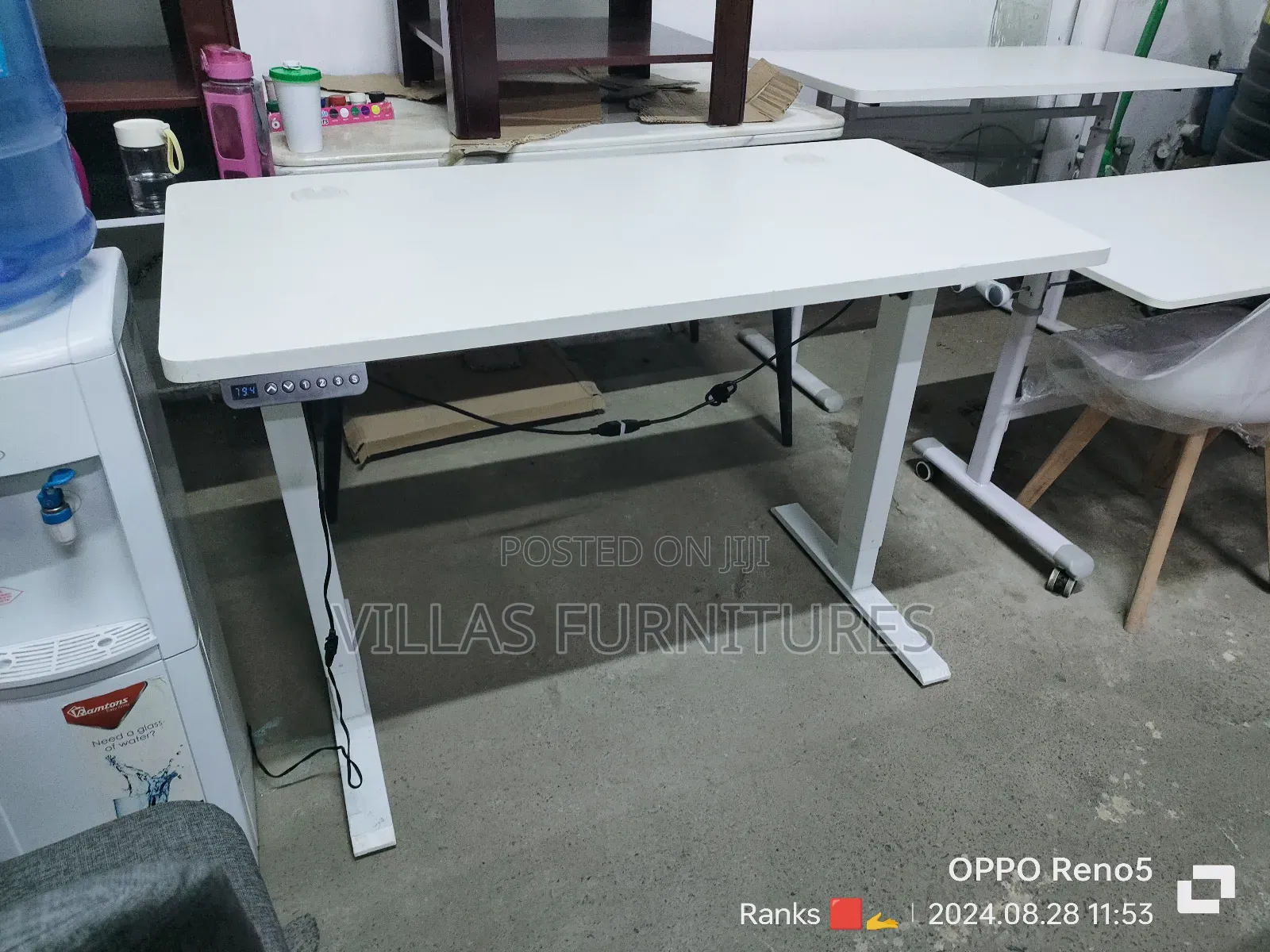 Studying Desk Adjustable Height With Electric Lift