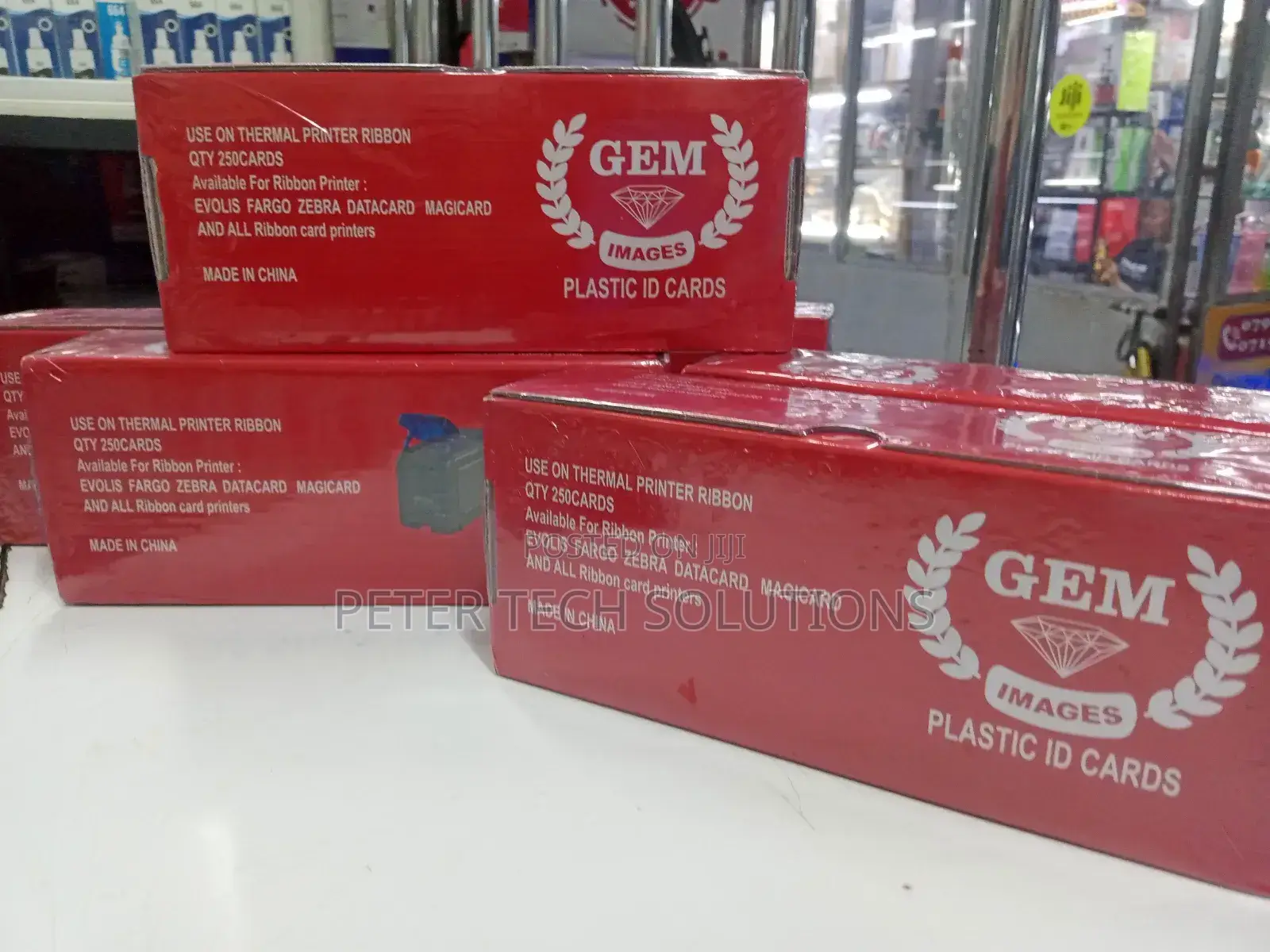 Gem Thermal Printers PVC Plastic Cards Ribbons