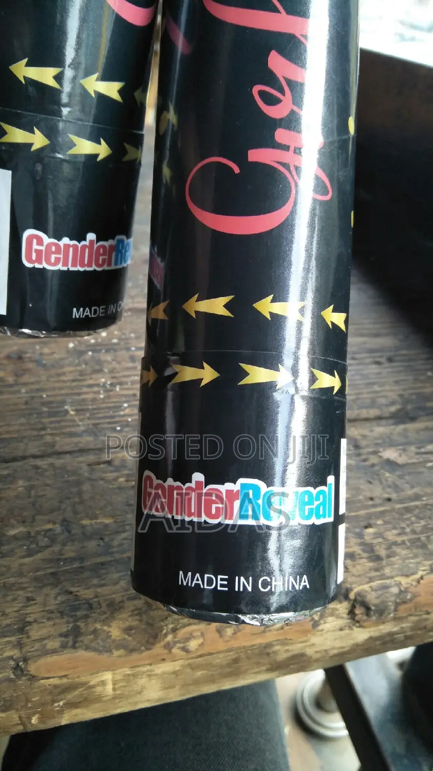 A Boy or Girl Gender Reveal Party Popper