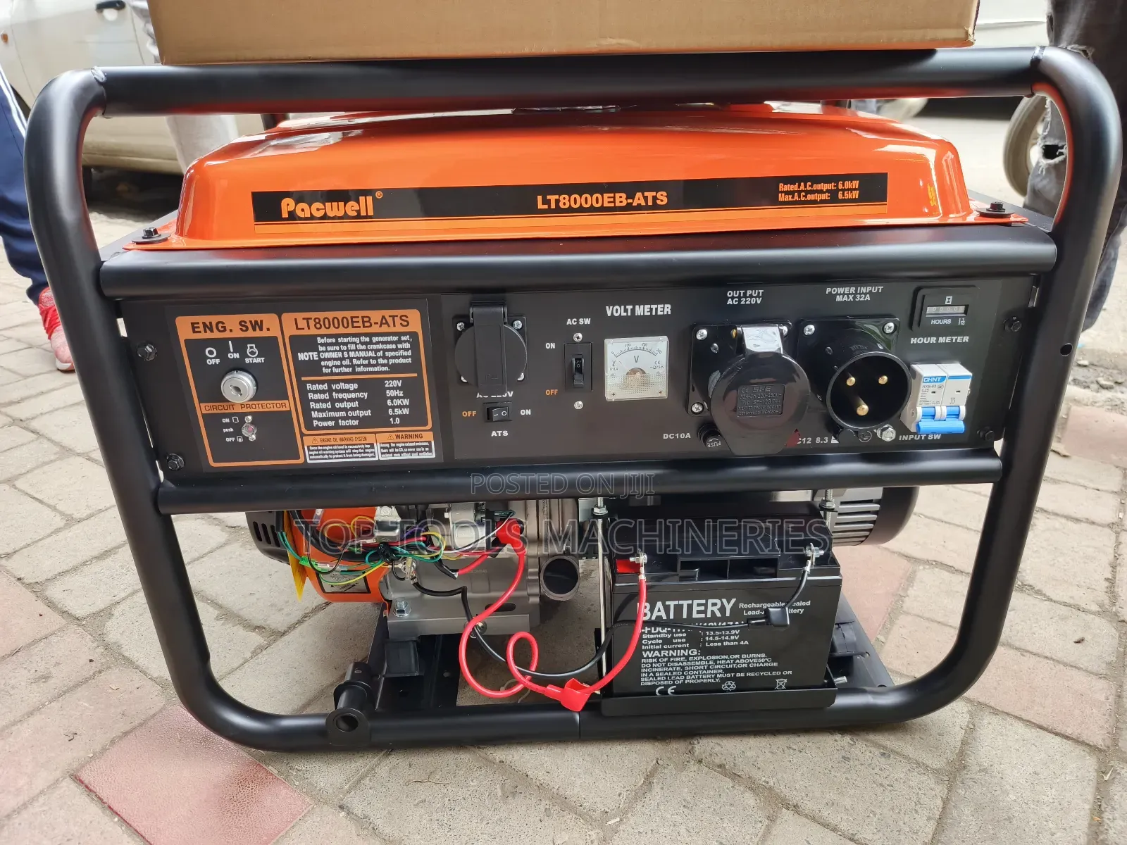 Pacwell 6.5kw Automatic Petrol Generator With ATS, Remote