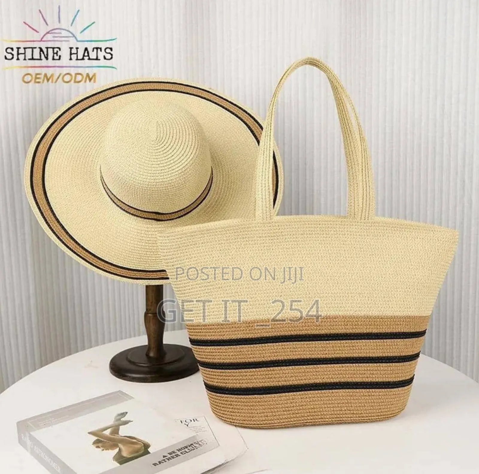 Straw Bags/Kiondo With a Hat