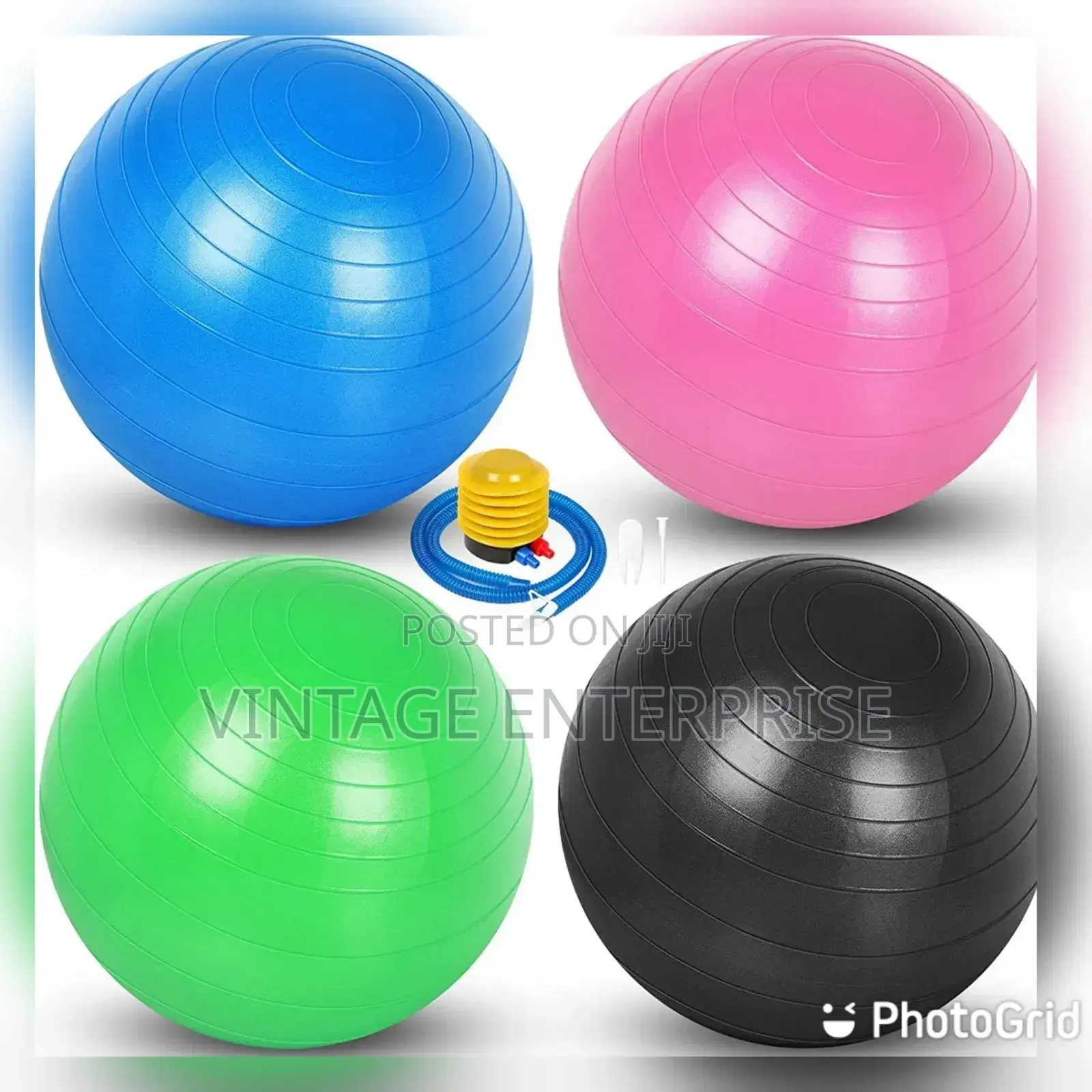 Anti-Burst Yoga Ball for Physical Fitness Exercise+Free Pump