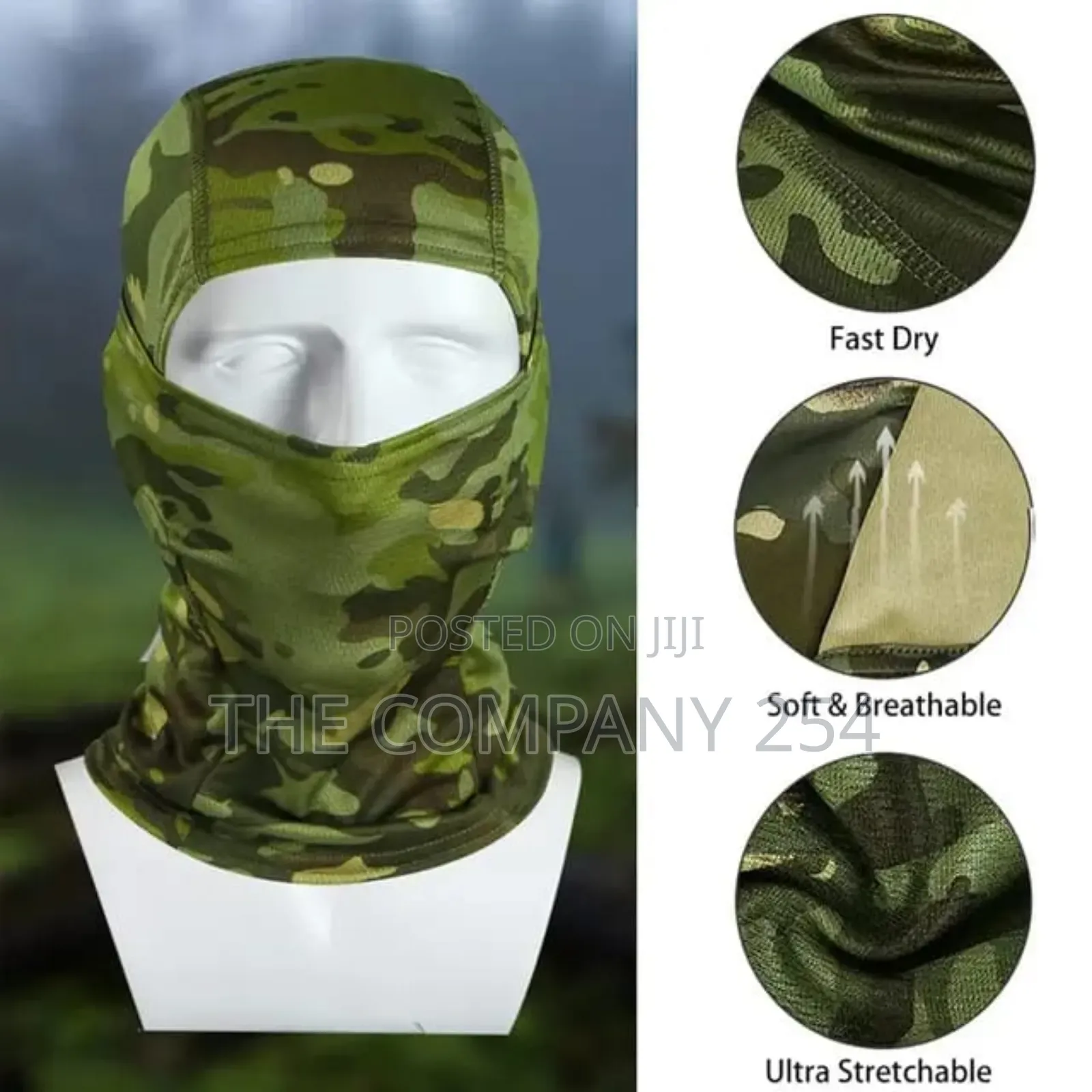 Custom Camo Balaclava Full Face Cover Mask Heat