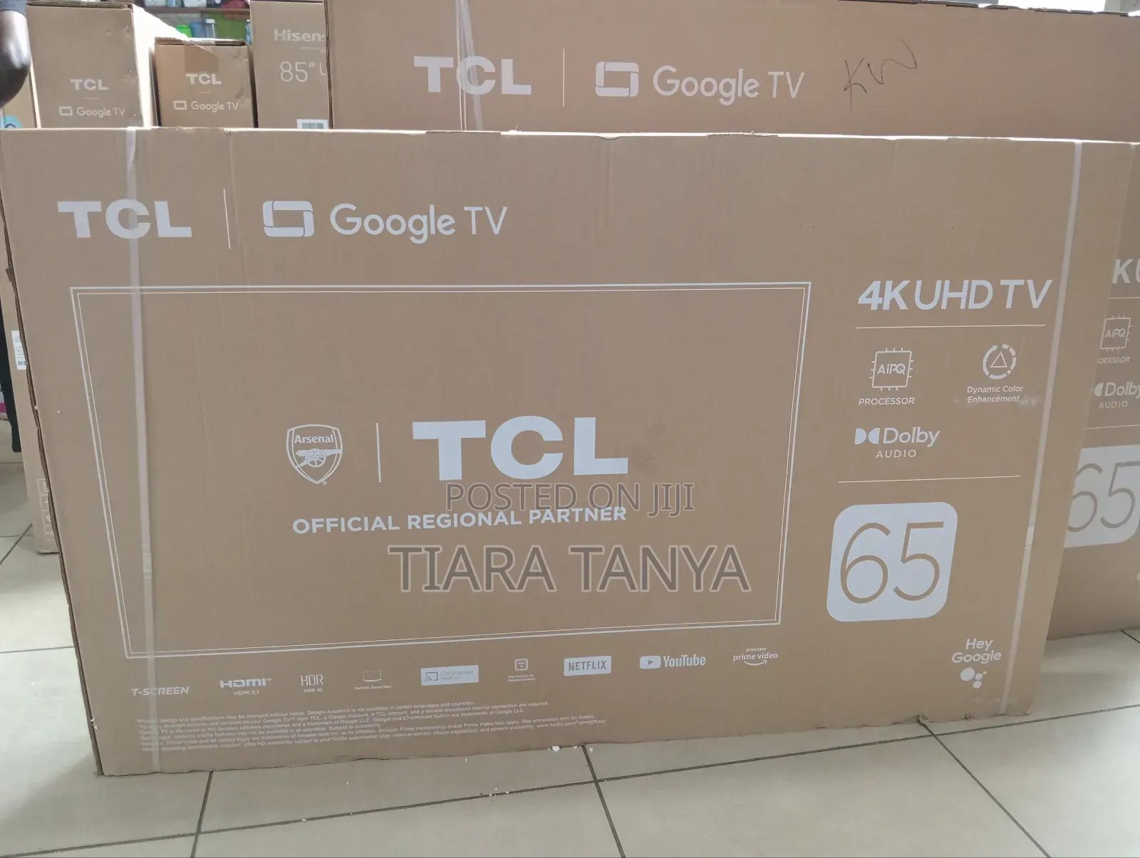 TCL 65" Smart Uhd Led Tv 65v6b