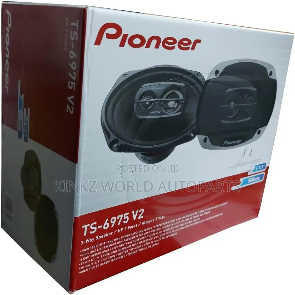 Pioneer Ts-6975 V2 6X9 3 Way Champion Series Speakers 1000W