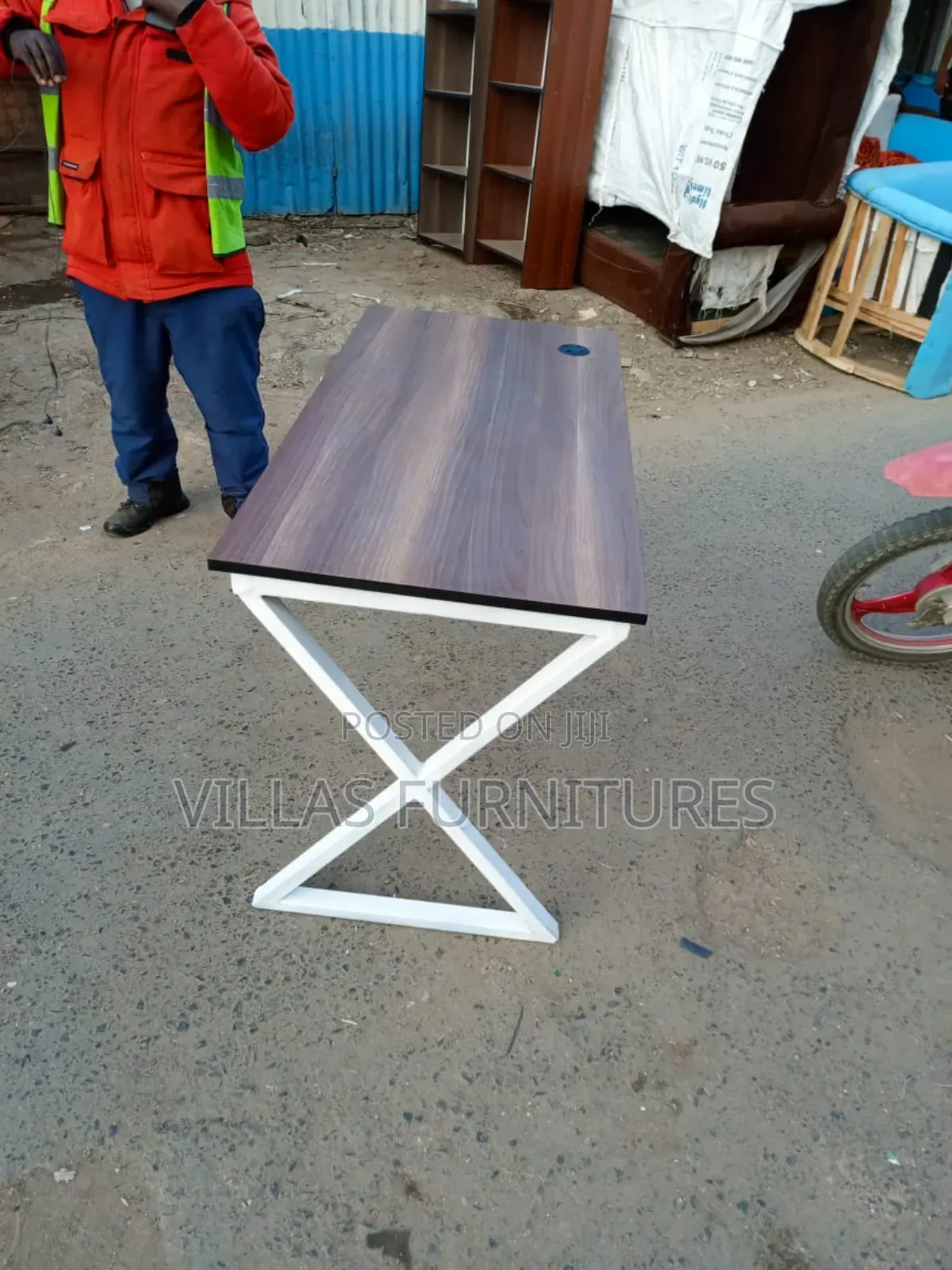 Metallic Study Table