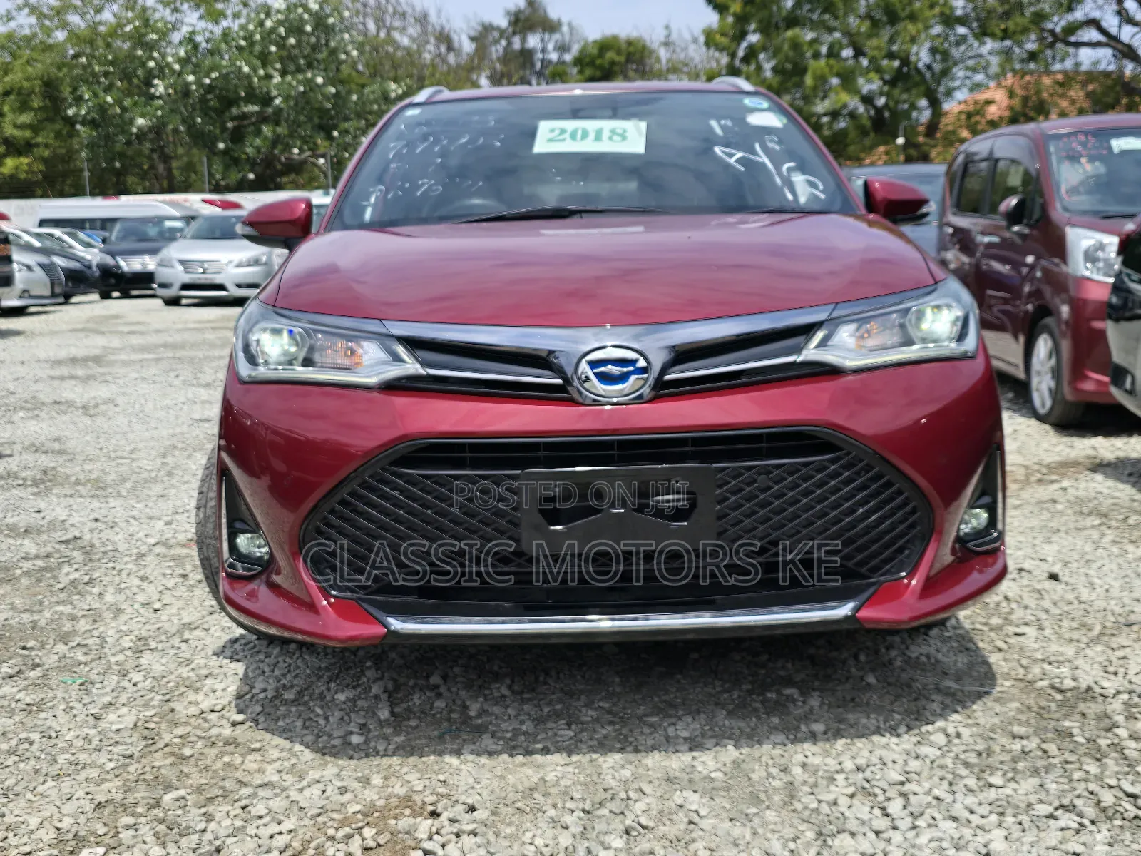 Toyota Corolla Fielder 2018 Burgundy