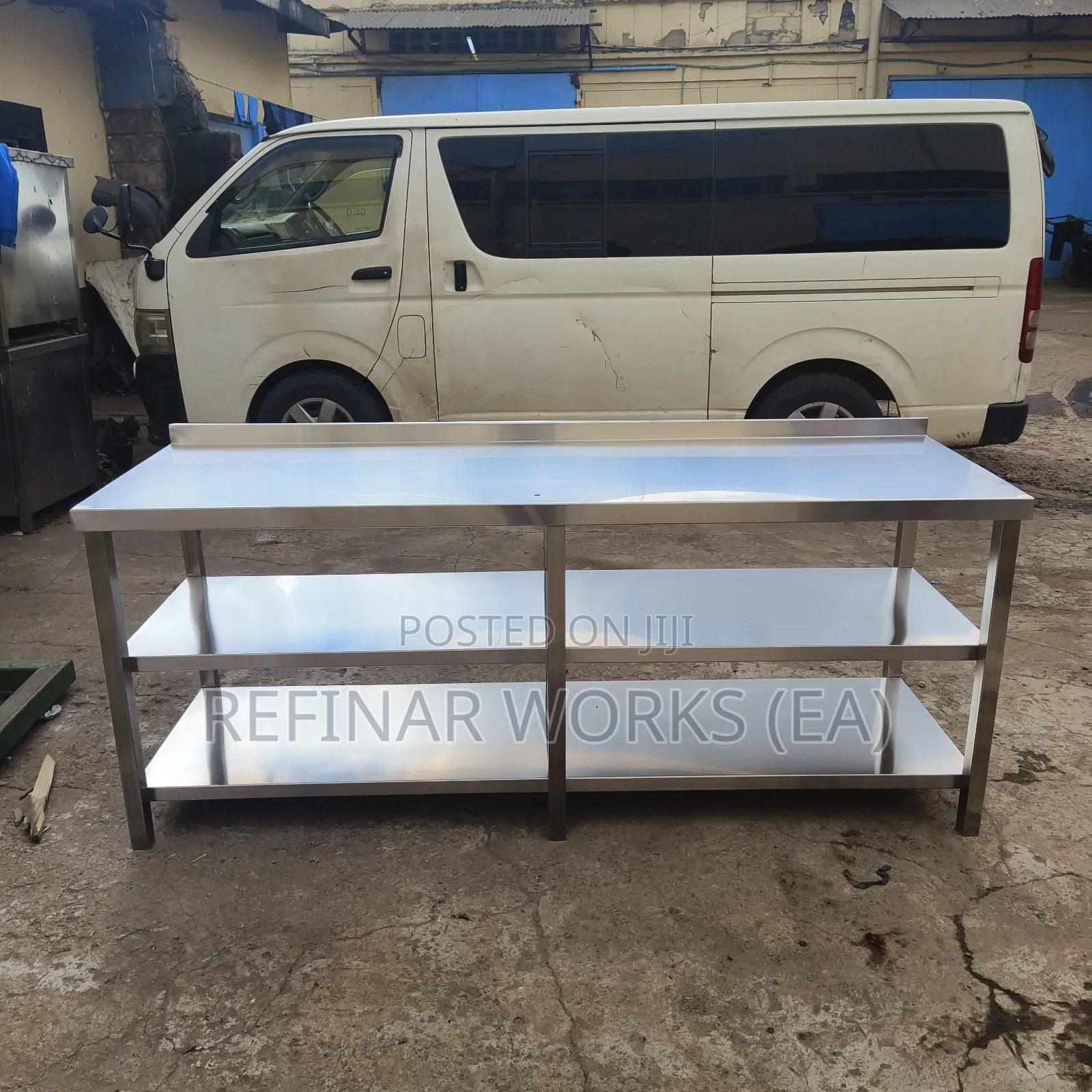 Stainless Steel Works - Tables, Bakery Shelves, Sinks
