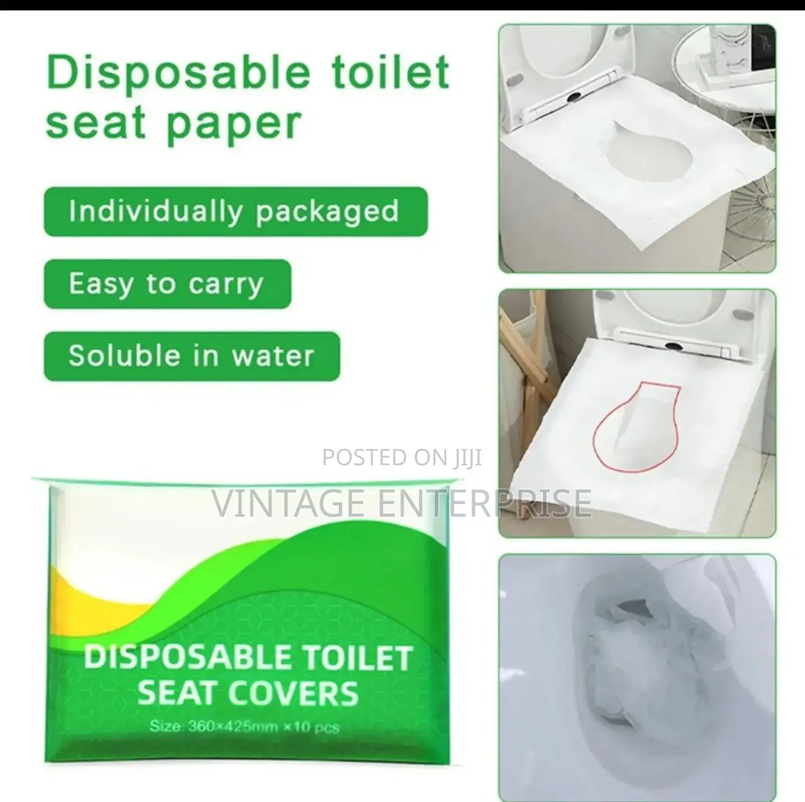 10pcs Disposable Toilet Cover10pcs Disposable Toilet Cover