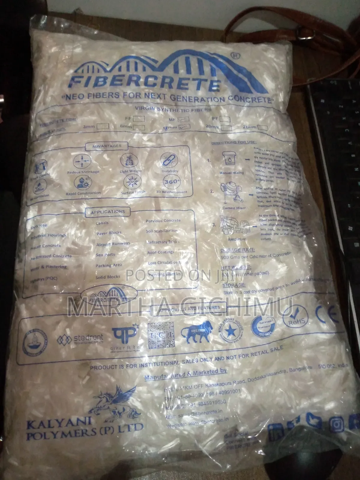 Concreting Fibre