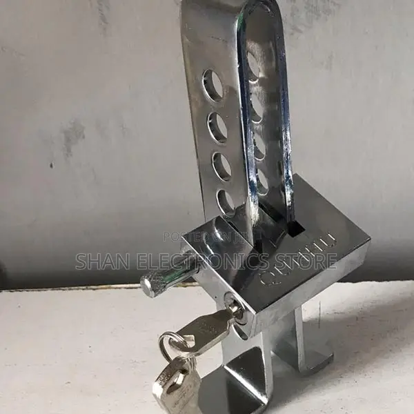 Ehicle Protection at 8 Holes Brake Pedal Lock Stainless Steel