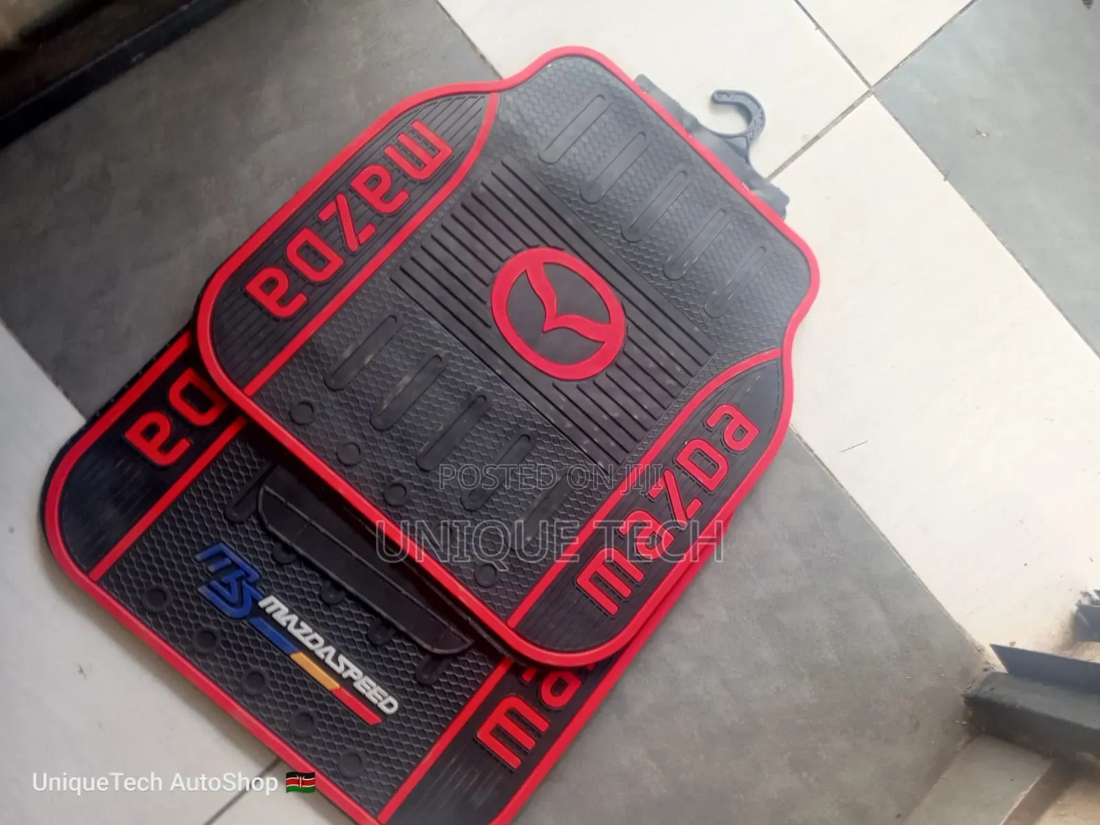 All-Weather Mazda Branded Rubber Floor Mats