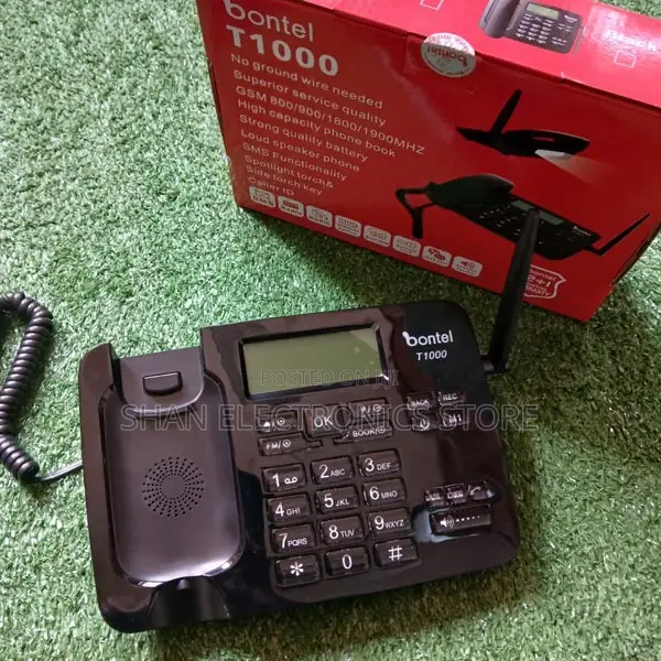Wireless Landline Desktop Phone Quality Dual Sim With SMS
