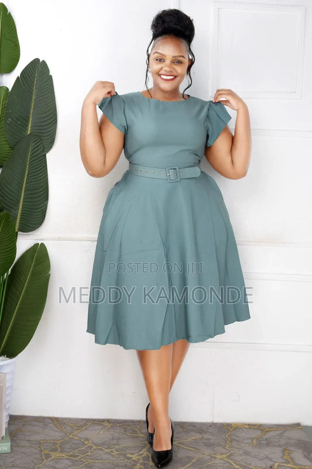 Cute Skater Dress With Pockets