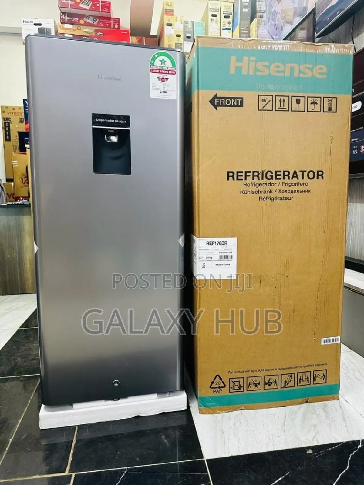 Hisense 176l Single Door Fridge With Water Dispenser