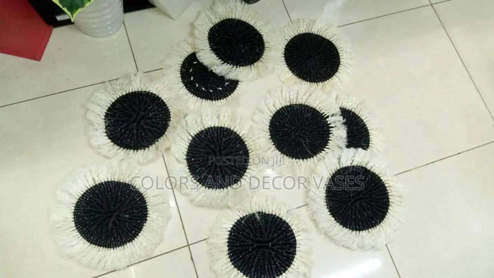 Black Size 8 Mats