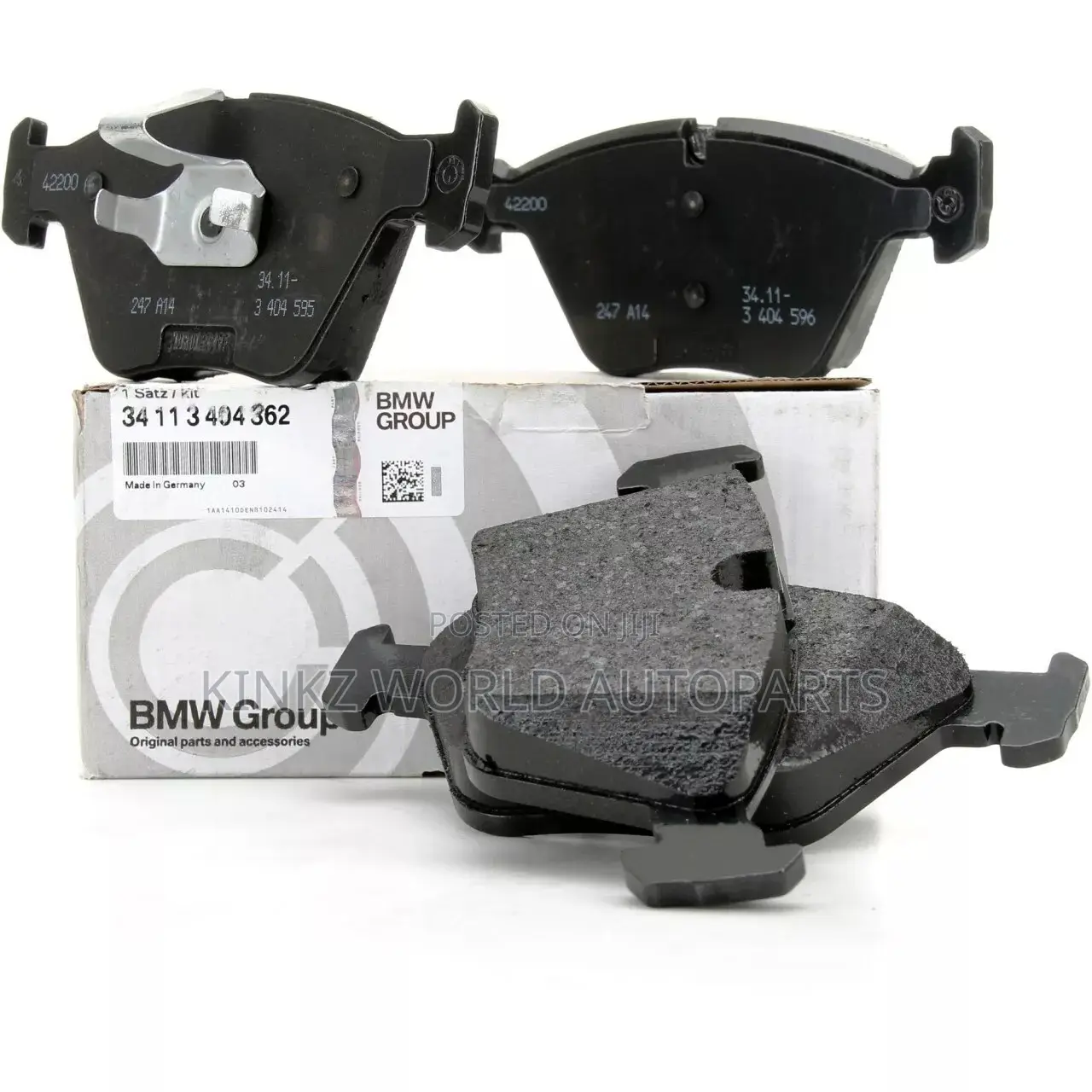Genuine BMW Brake Pad Set Front 34113404362 for E83 X3 E46