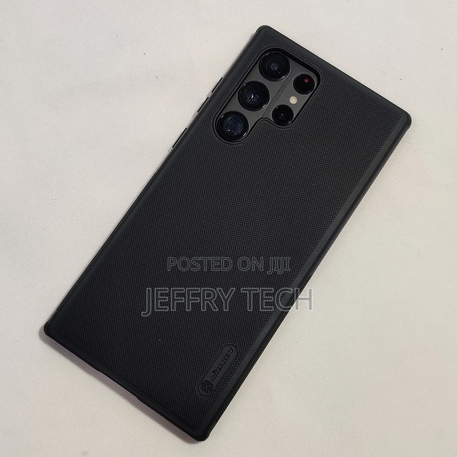 Samsung S22 Ultra 5G Black Nilicon Back Cover Nilkin