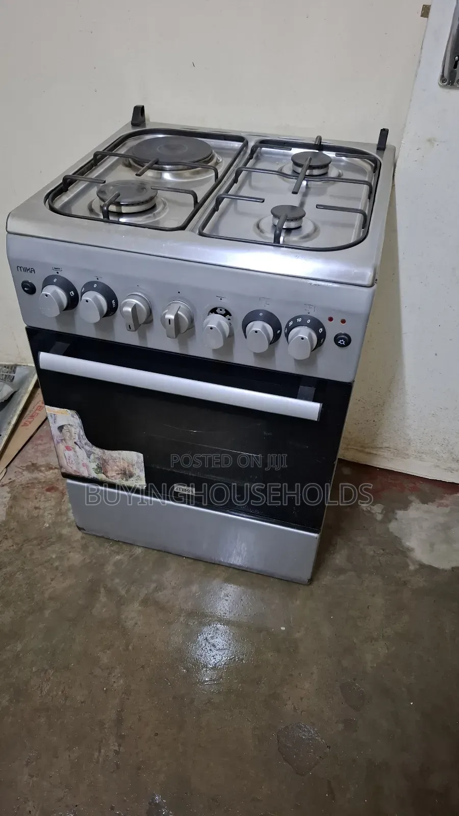 Mika 60x60 Cooker 3+1 Electric Oven