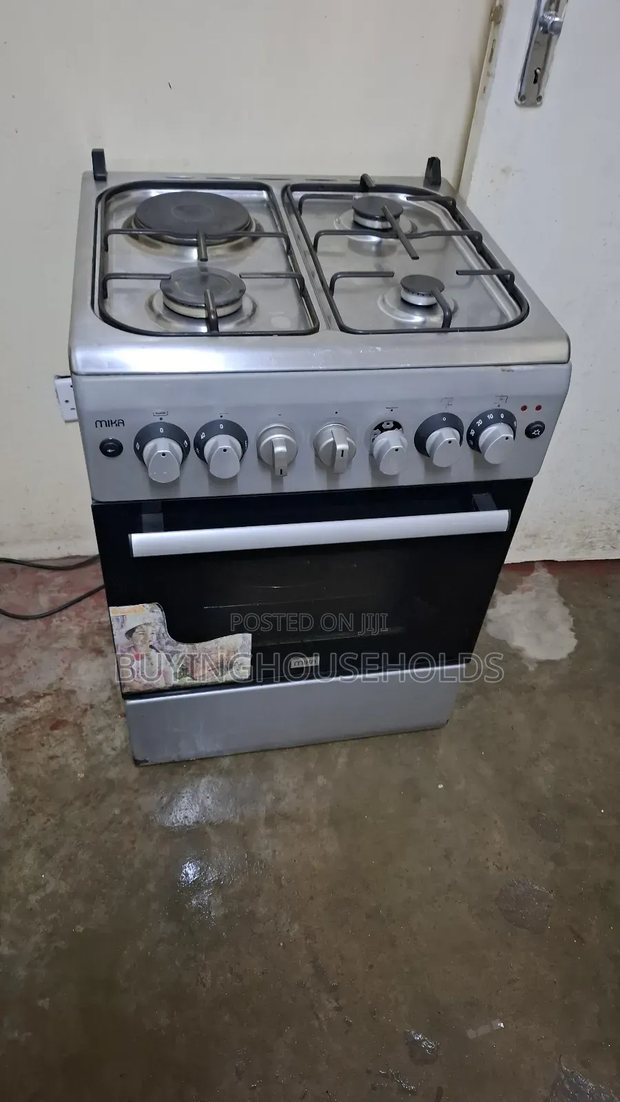 Mika 60x60 Cooker 3+1 Electric Oven