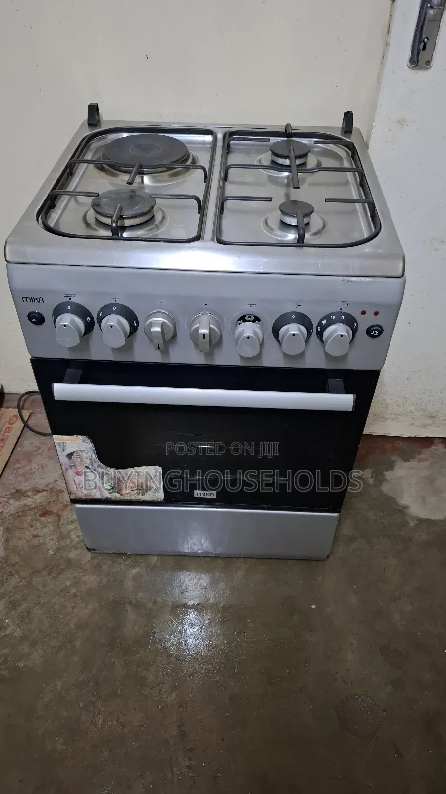 Mika 60x60 Cooker 3+1 Electric Oven