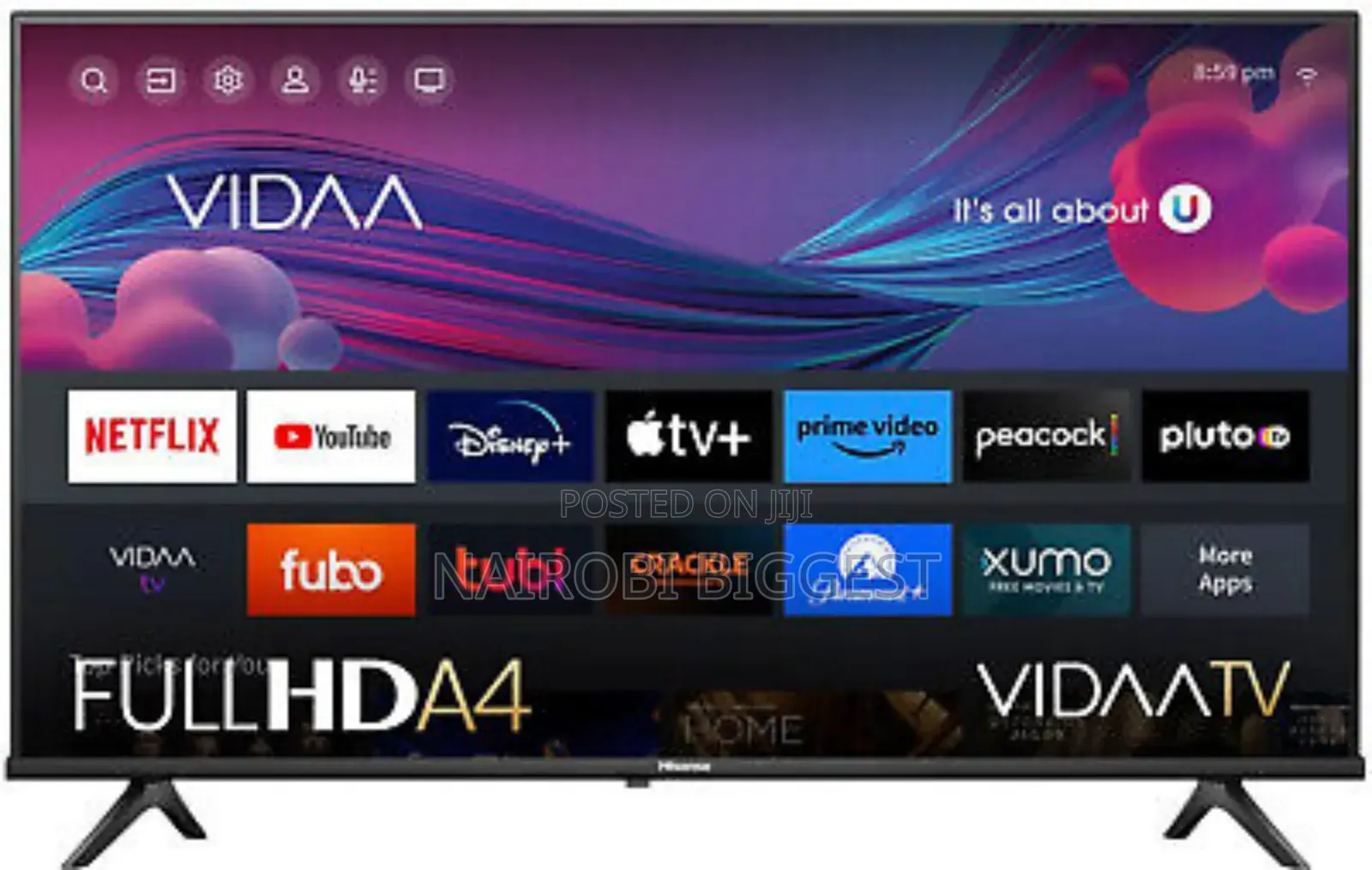 Vision 65" Inches Vidaa Smart Best Television