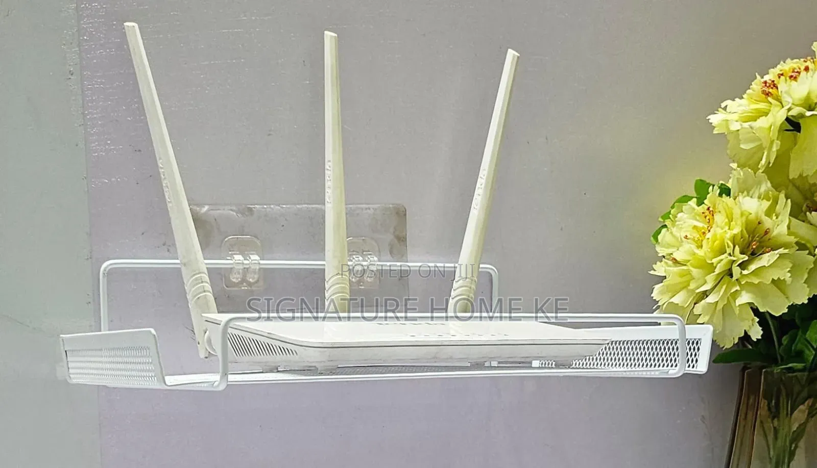 Mettalic Wifi Router Organizer