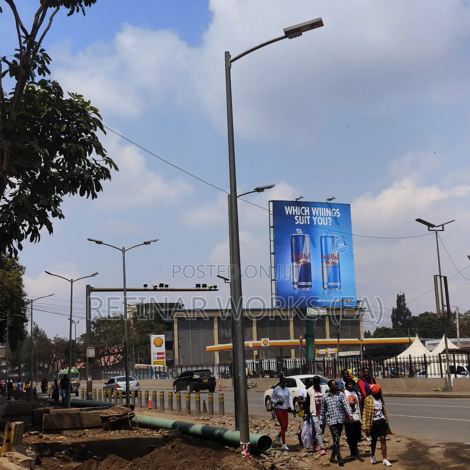 Single and Double Arm Street Light Poles