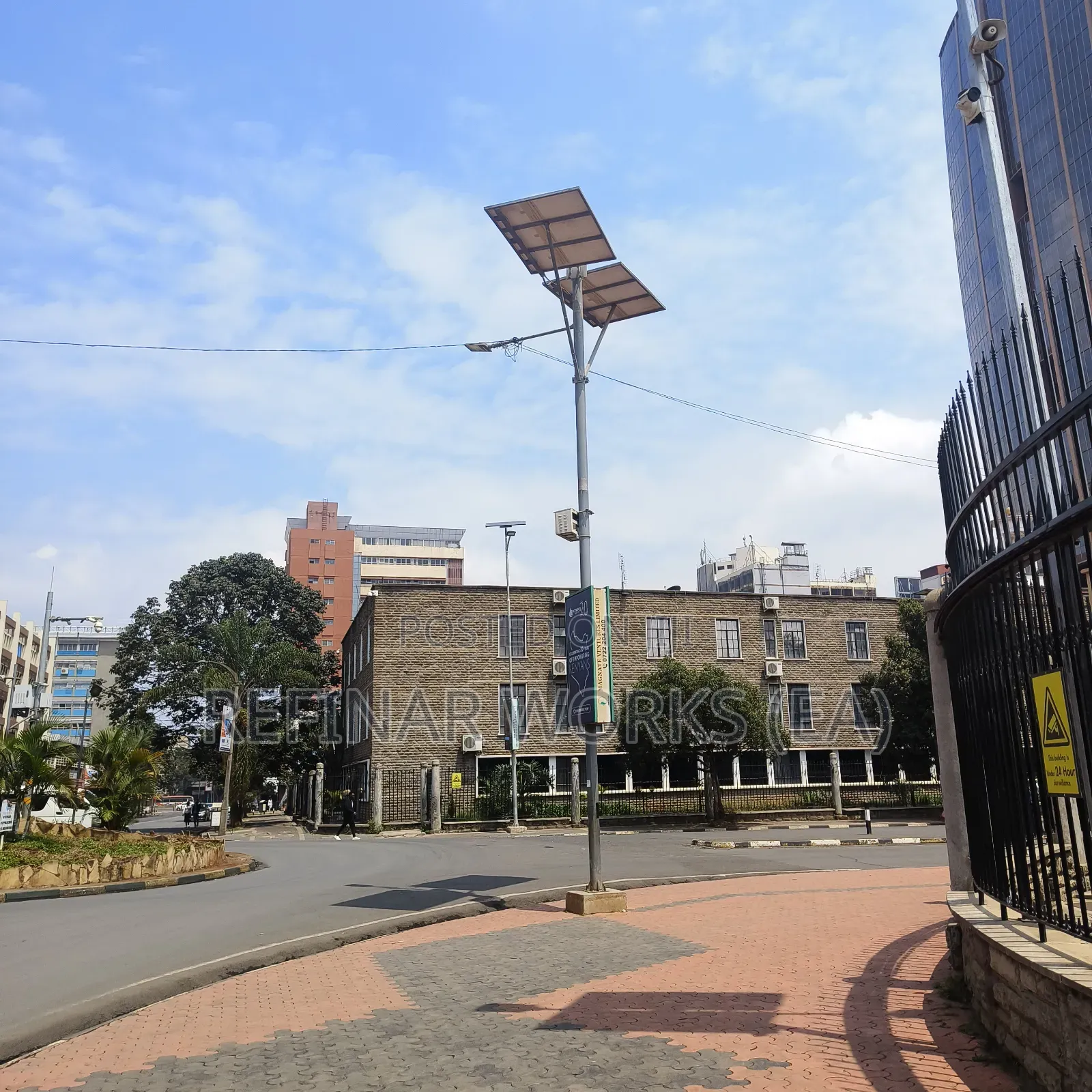 Single and Double Arm Street Light Poles