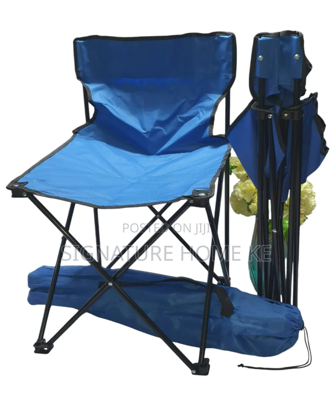 Foldable Metallic Frame Water Proof Canvas Camping Chair
