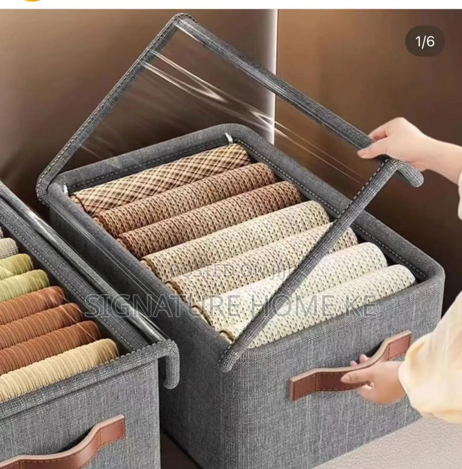 Closet Organizer With Lid/Cover