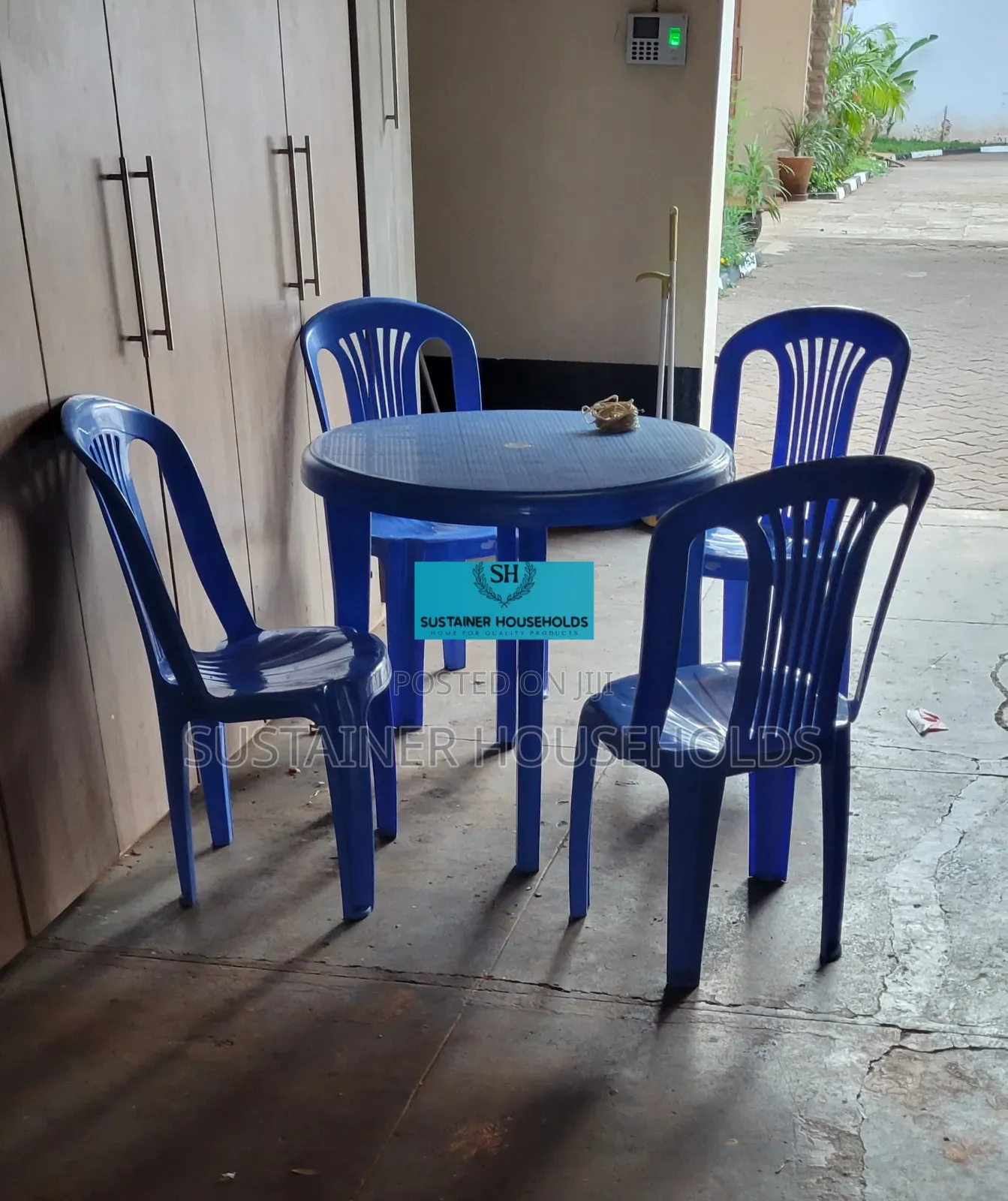 Kenpoly Plastic Chairs Available and a Table Set